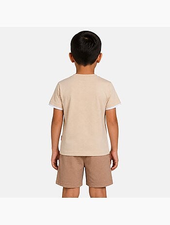 Lee Cooper - Ensemble t-shirt motif et short Garçon