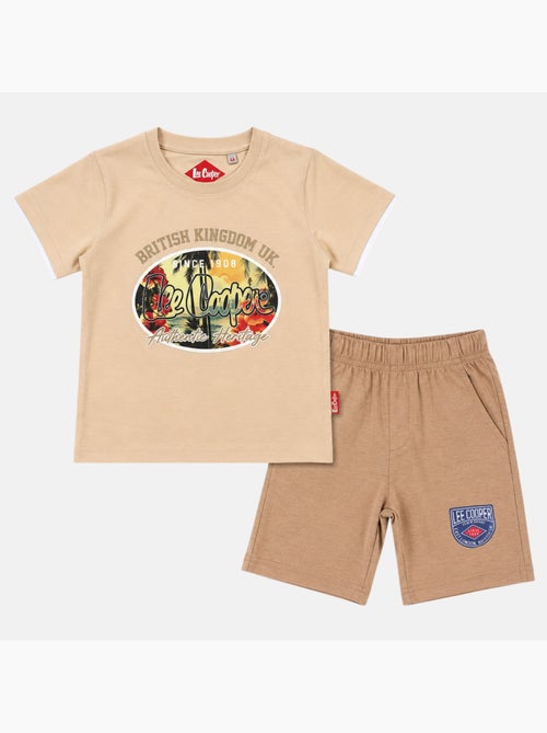 Lee Cooper - Ensemble t-shirt motif et short Garçon - Kiabi Lee Cooper - Ensemble t-shirt motif et short Garçon - Kiabi