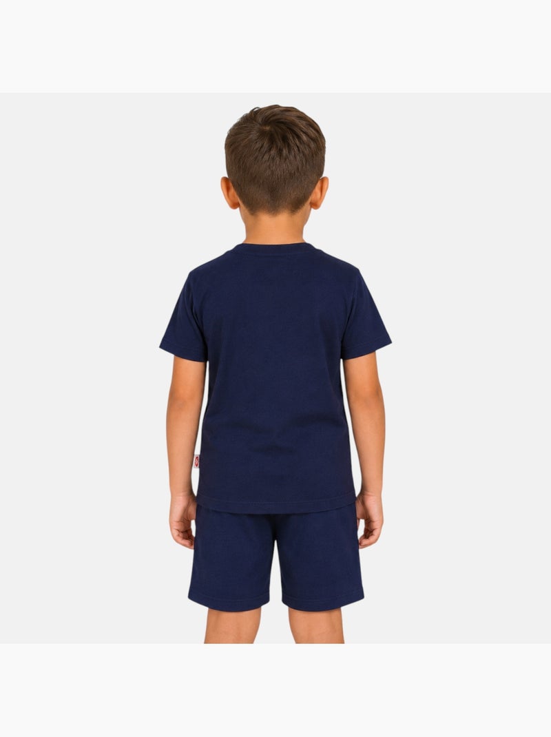 Lee Cooper - Ensemble t-shirt motif et short Garçon Bleu marine - Kiabi