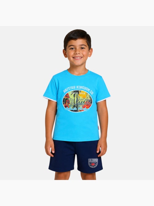 Lee Cooper - Ensemble t-shirt motif et short Garçon - Kiabi Lee Cooper - Ensemble t-shirt motif et short Garçon - Kiabi