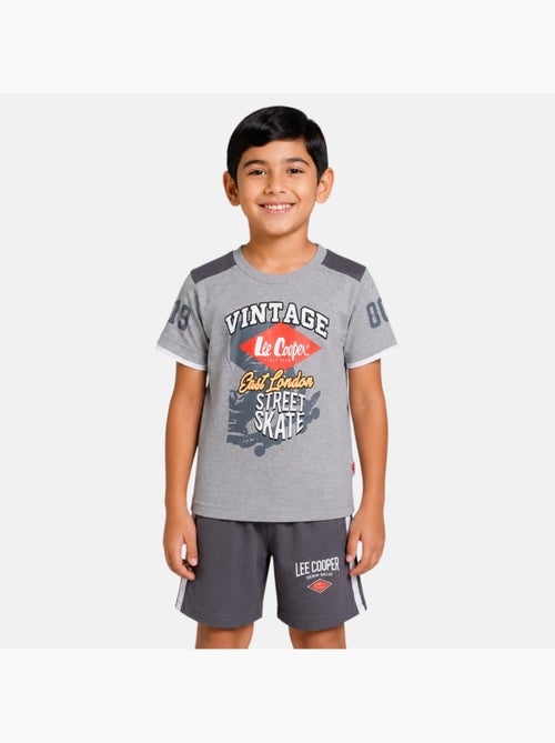Lee Cooper - Ensemble t-shirt motif et short Garçon - Kiabi Lee Cooper - Ensemble t-shirt motif et short Garçon - Kiabi