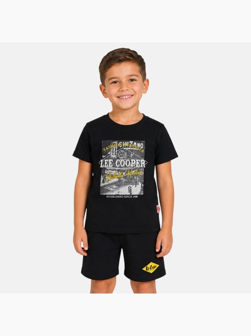Lee Cooper - Ensemble t-shirt motif et short Garçon - Kiabi Lee Cooper - Ensemble t-shirt motif et short Garçon - Kiabi