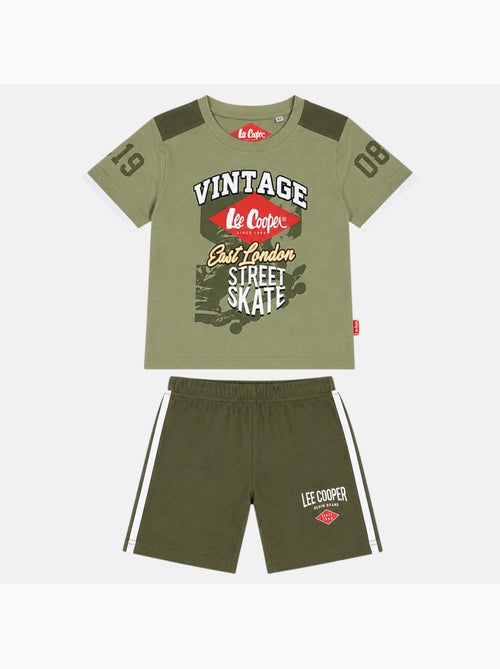 Lee Cooper - Ensemble t-shirt motif et short Garçon - Kiabi Lee Cooper - Ensemble t-shirt motif et short Garçon - Kiabi