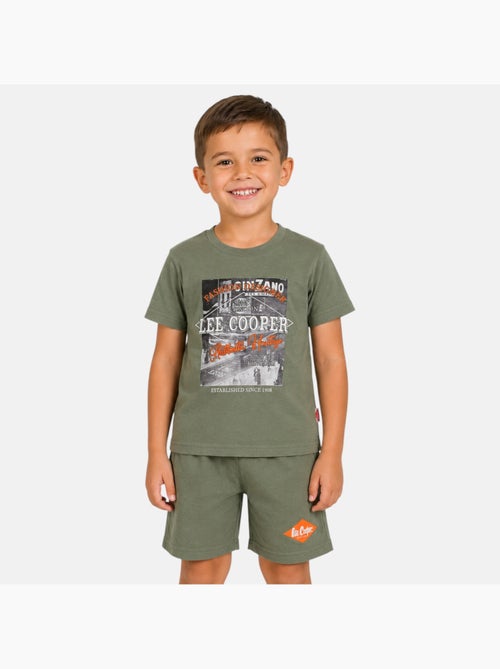 Lee Cooper - Ensemble t-shirt motif et short Garçon - Kiabi Lee Cooper - Ensemble t-shirt motif et short Garçon - Kiabi