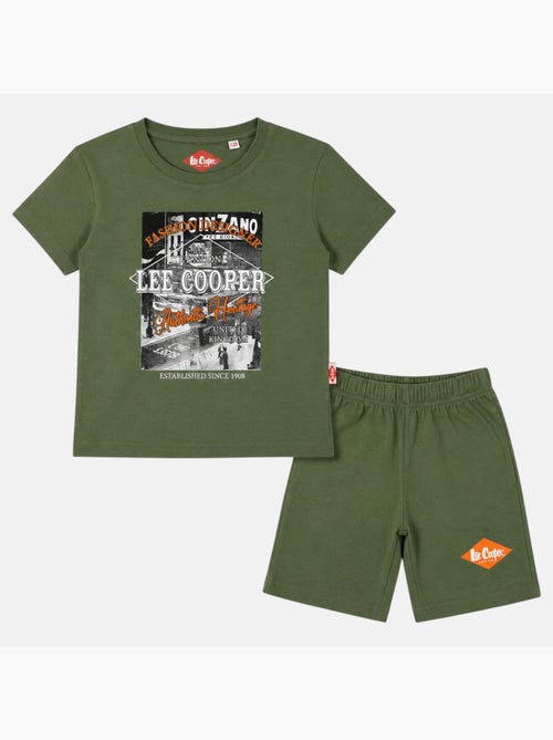Lee Cooper - Ensemble t-shirt motif et short Garçon - Kiabi Lee Cooper - Ensemble t-shirt motif et short Garçon - Kiabi