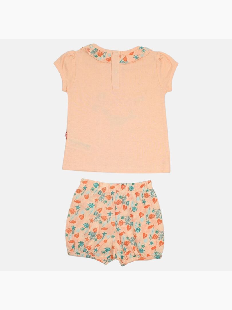 Short Fille en denim light - FR