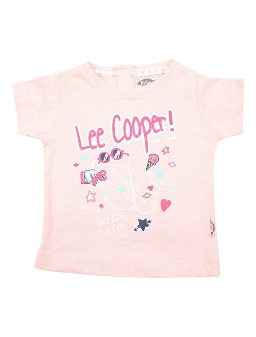 Lee Cooper - Ensemble ​​T-shirt short bébé fille Imprimé Lee Cooper - Kiabi