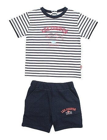 Lee Cooper - Ensemble ​​T-shirt short bébé garçon Imprimé Lee Cooper