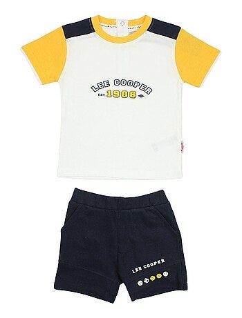 Lee Cooper - Ensemble ​​T-shirt short bébé garçon Imprimé Lee Cooper