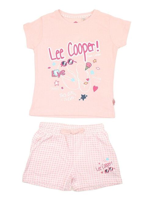 Lee Cooper - Ensemble ​​T-shirt short fille Imprimé Lee Cooper - Kiabi