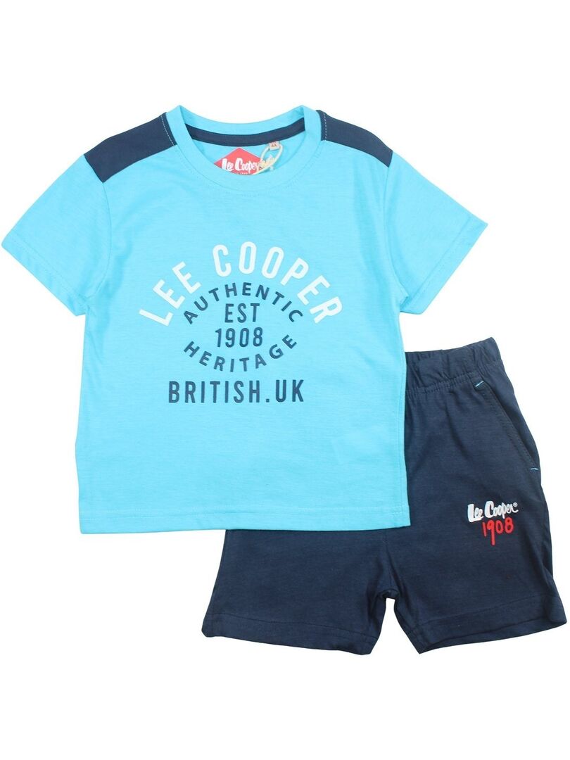 Lee Cooper - Ensemble Sweat Pantalon Bébé Garçon Imprimé Logo - Orange - - 19.90 Lee Cooper - Ensemble Sweat Pantalon Bébé Garçon Imprimé Logo - Orange - - 19.90