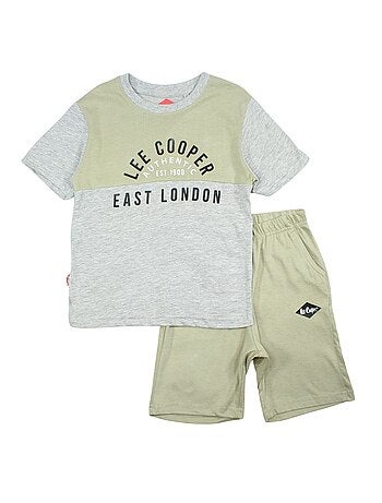 Ensemble Été Garçon 2 Pièces Chemise Imprimée Hawaïenne + Short Coton - Style Chic & Décontracté Enfant