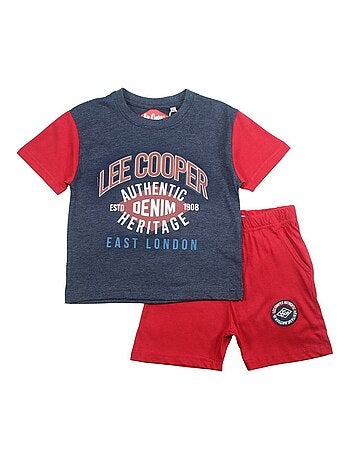 Lee Cooper - Ensemble ​​T-shirt short Imprimé Lee Cooper
