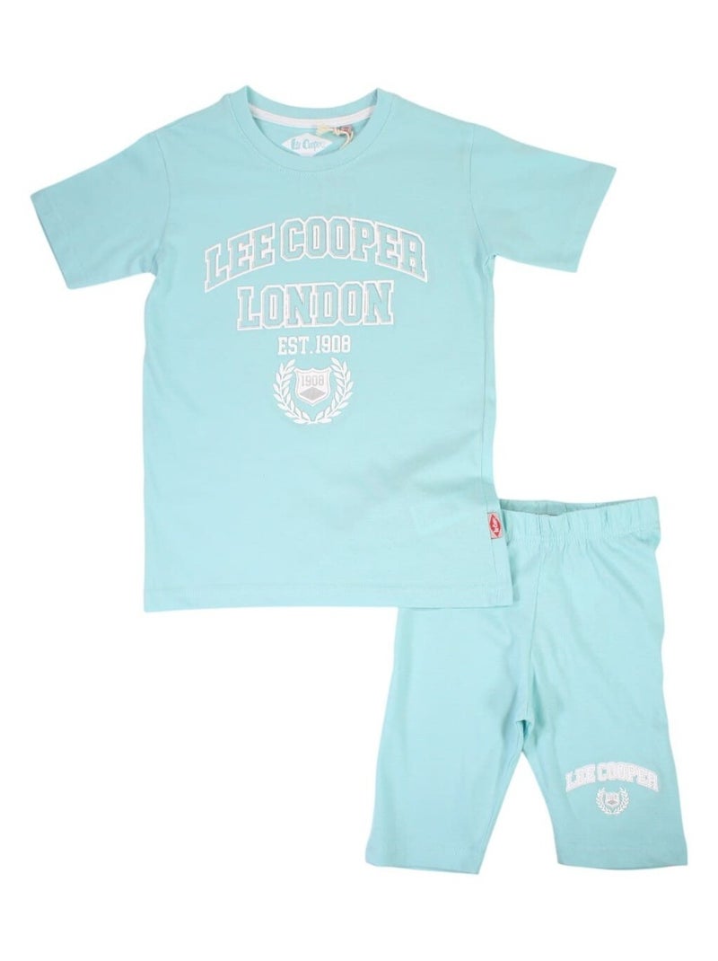 Lee Cooper - Ensemble ​​T-shirt short Imprimé Lee Cooper Bleu - Kiabi