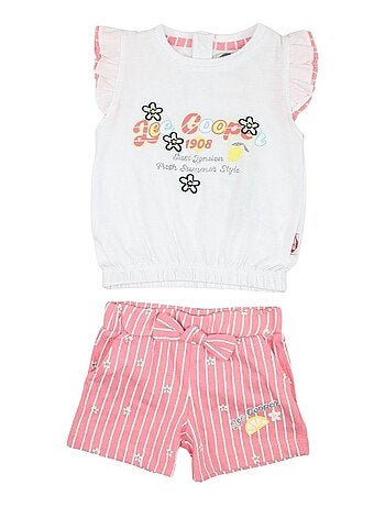 Lee Cooper - Ensemble ​​T-shirt short Imprimé Lee Cooper