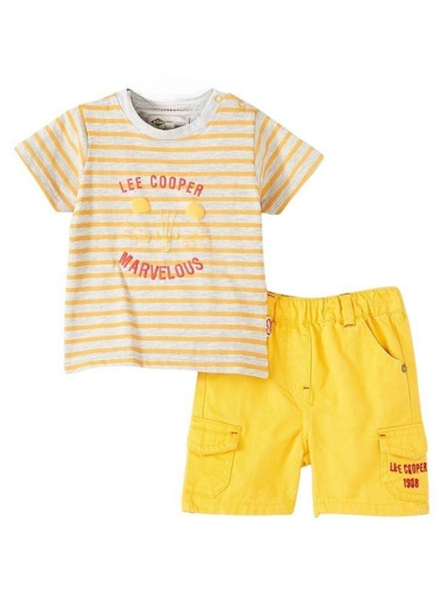 Lee Cooper - Ensemble ​​T-shirt short Imprimé Logo - Kiabi