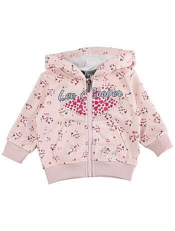 Lee Cooper - Ensemble veste à capuche et pantalon de Jogging bébé fille .