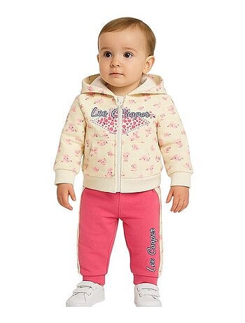 Lee Cooper - Ensemble veste à capuche et pantalon de Jogging bébé fille Lee Cooper