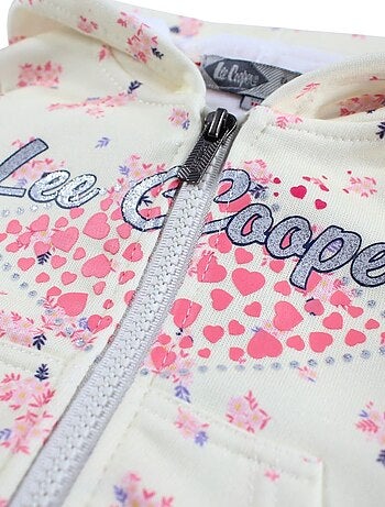 Lee Cooper - Ensemble veste à capuche et pantalon de Jogging bébé fille Lee Cooper