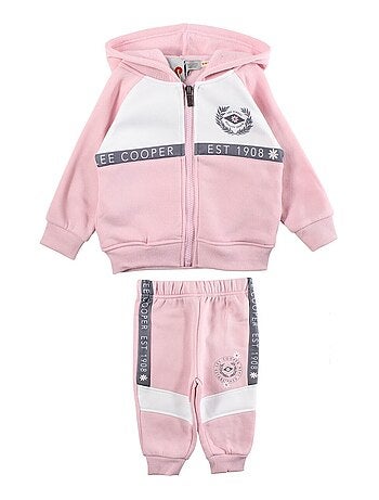 Lee Cooper - Ensemble Veste à capuche et pantalon de Jogging bébé fille Lee Cooper