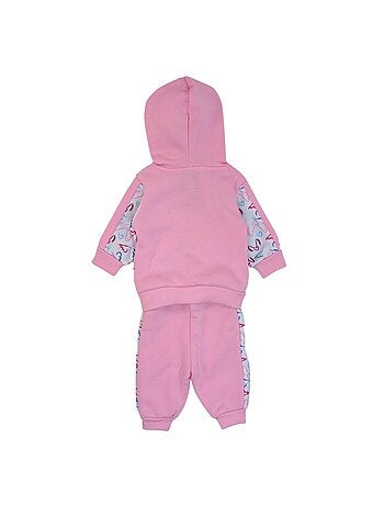 Lee Cooper - Ensemble Veste à capuche et pantalon de Jogging bébé fille