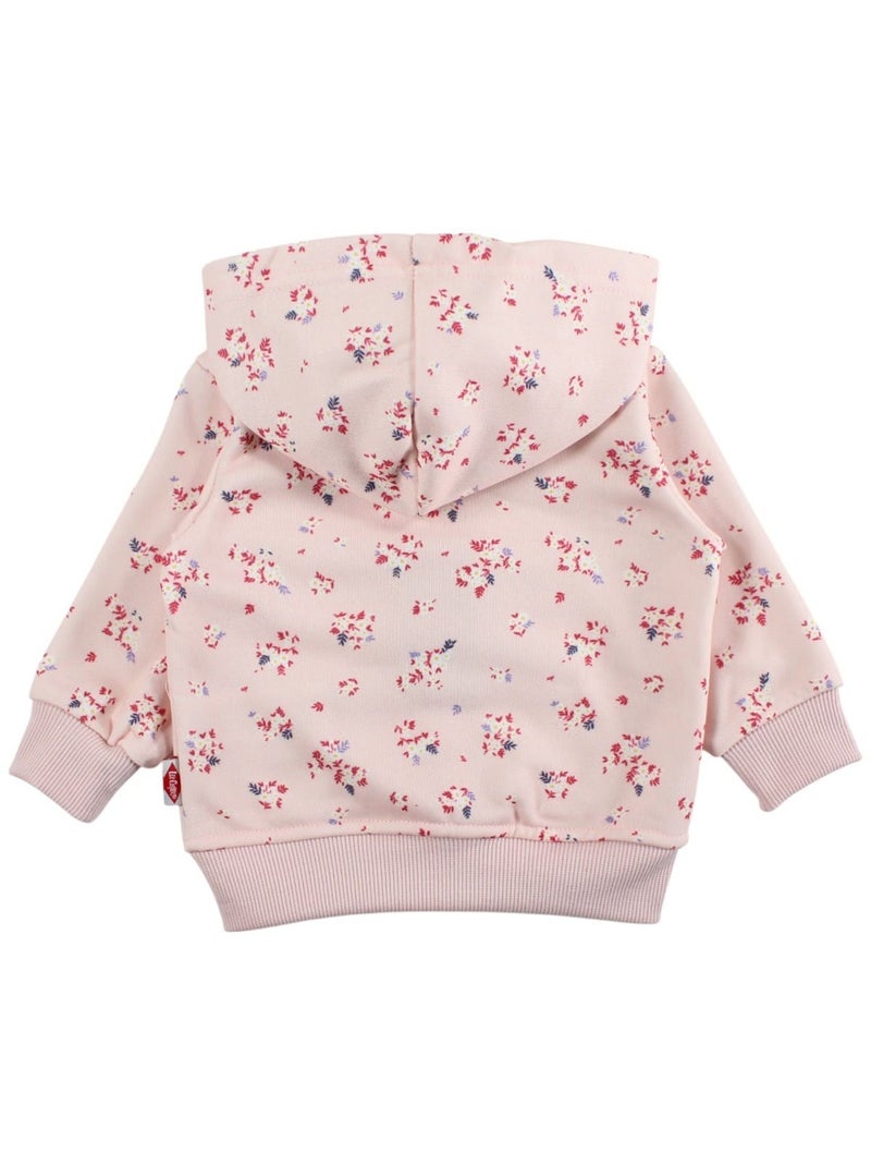 Lee Cooper - Ensemble veste à capuche et pantalon de Jogging bébé fille Rose - Kiabi