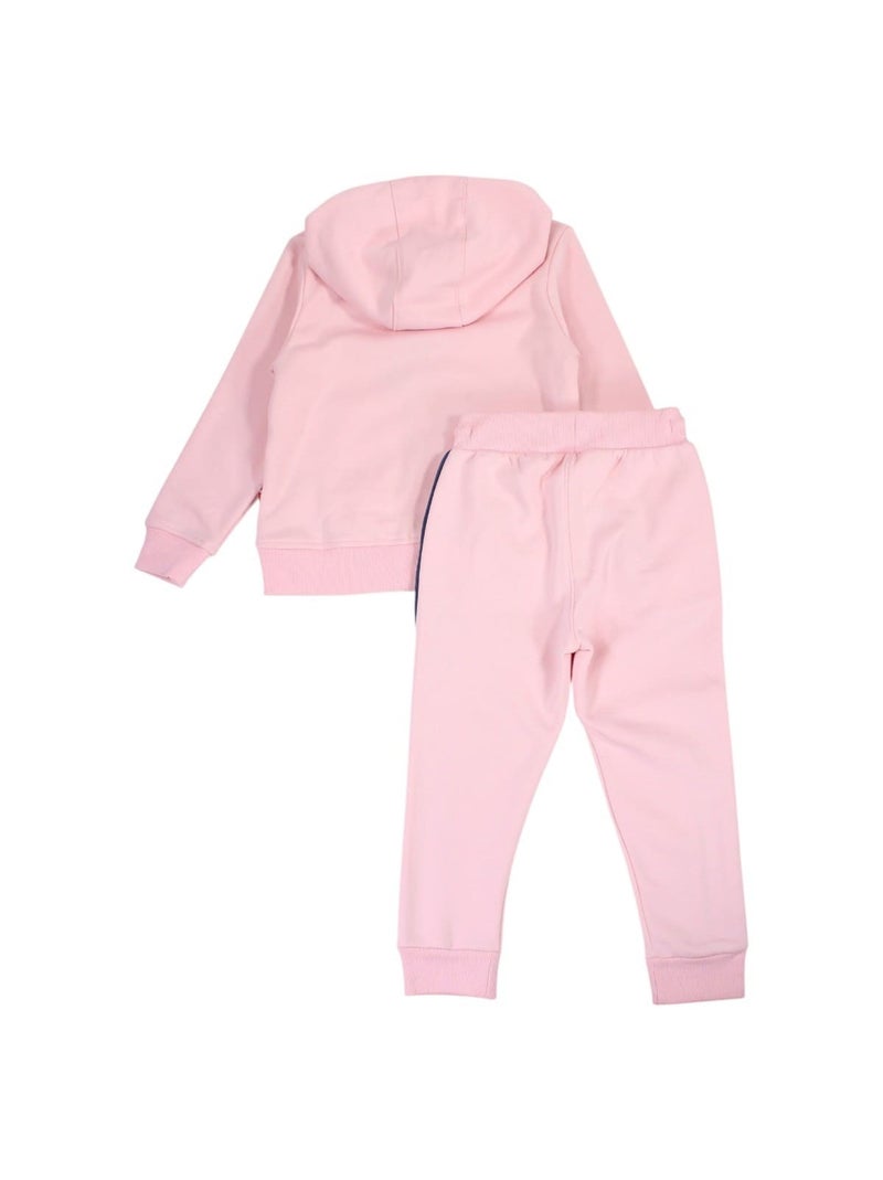 Lee Cooper - Ensemble Veste à capuche et pantalon de jogging  fille Rose - Kiabi