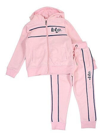 Lee Cooper - Ensemble Veste à capuche et pantalon de jogging Lee Cooper fille