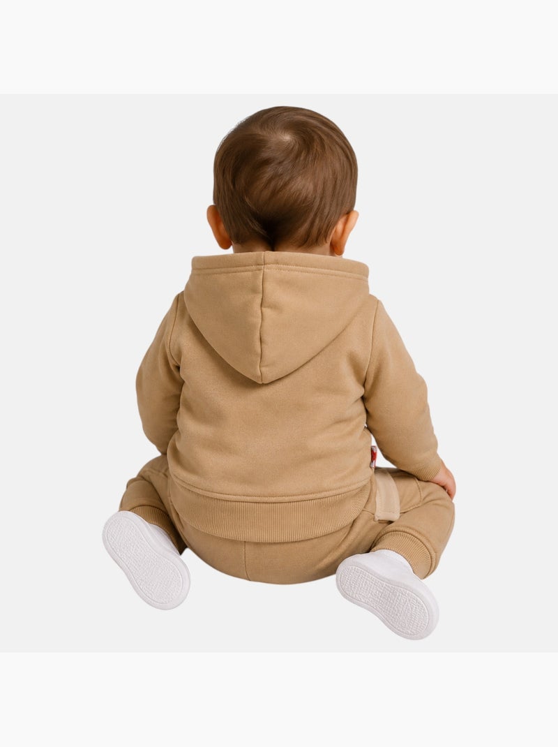 Lee cooper - ensemble veste à capuche et pantalon garçon Beige - Kiabi