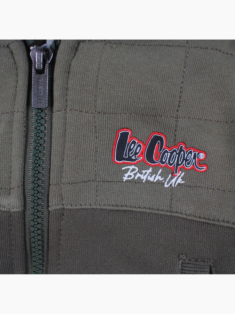 Lee cooper - ensemble veste à capuche et pantalon garçon Kaki - Kiabi