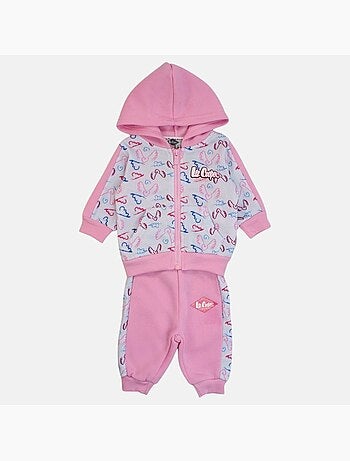 Lee Cooper - Ensemble veste capuche et pantalon jogging bébé fille