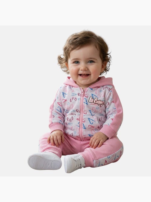 Lee Cooper - Ensemble veste capuche et pantalon jogging bébé fille - Kiabi