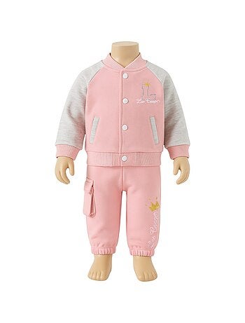 Lee Cooper - Ensemble Veste et pantalon de Jogging bébé fille .