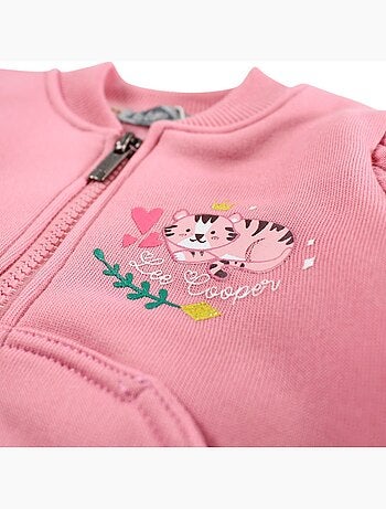 Lee Cooper - Ensemble Veste et pantalon de Jogging bébé fille .