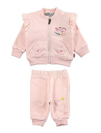 Lee Cooper - Ensemble Veste et pantalon de Jogging bébé fille Lee Cooper