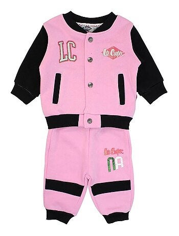Lee Cooper - Ensemble Veste et pantalon de Jogging bébé fille Lee Cooper