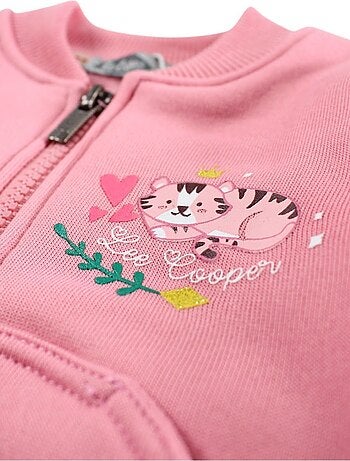 Lee Cooper - Ensemble Veste et pantalon de Jogging bébé fille Lee Cooper