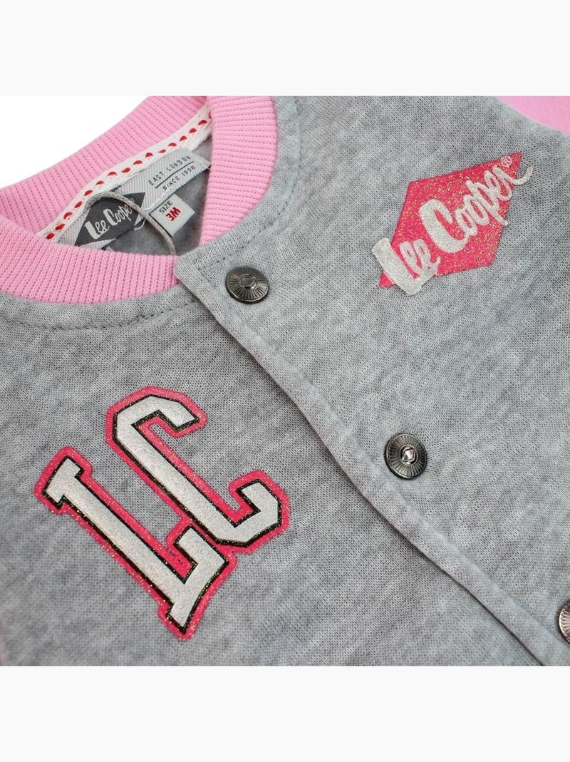 Lee Cooper - Ensemble Veste et pantalon de Jogging bébé fille Rose - Kiabi