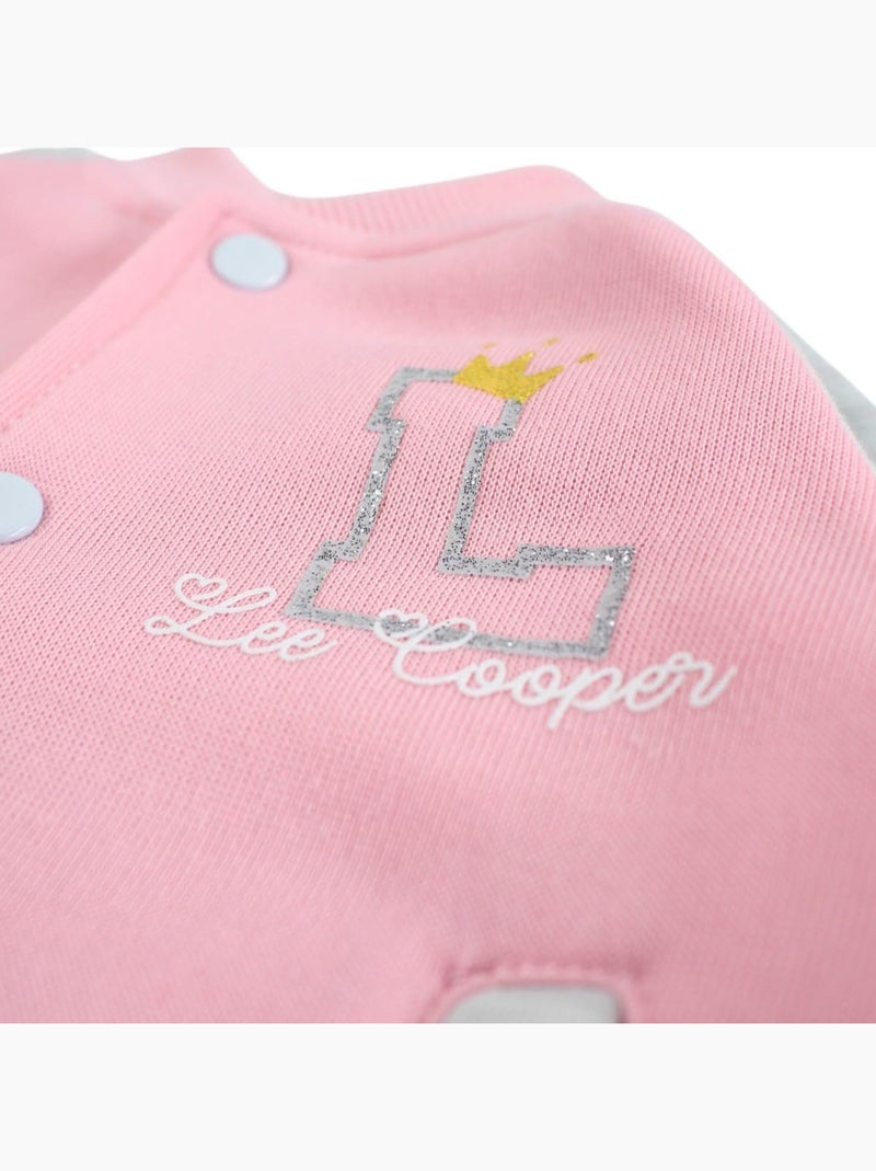 Lee Cooper - Ensemble Veste et pantalon de Jogging bébé fille Rose - Kiabi