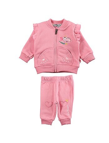 Lee Cooper - Ensemble Veste et pantalon de Jogging bébé fille
