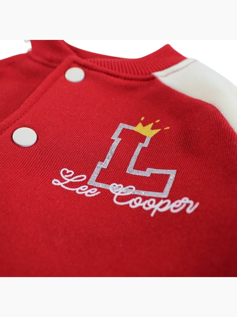 Lee Cooper - Ensemble Veste et pantalon de Jogging bébé fille Rouge - Kiabi