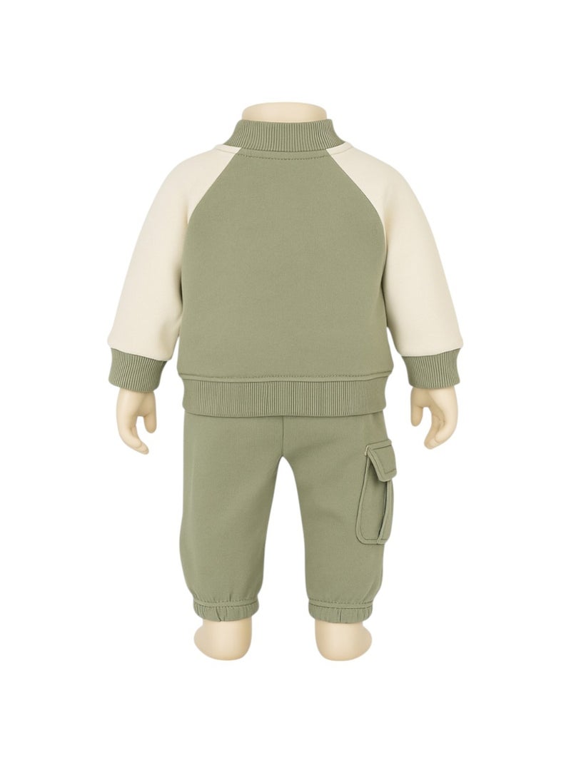 Lee Cooper - Ensemble Veste et pantalon de Jogging bébé fille Vert - Kiabi