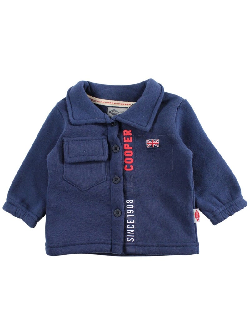 Lee Cooper - Ensemble Veste et pantalon de Jogging bébé garçon Bleu marine - Kiabi