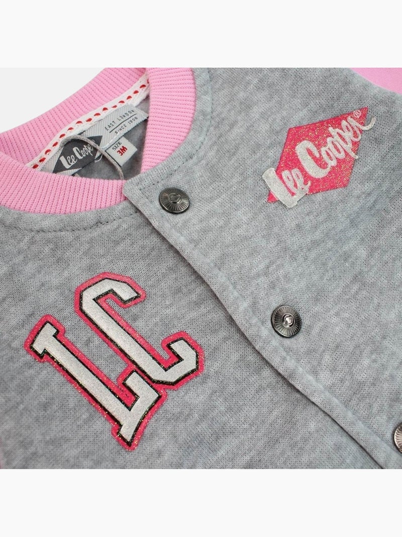 Lee Cooper - Ensemble veste et pantalon jogging bébé fille Gris - Kiabi