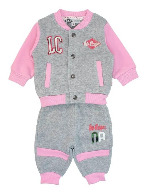 Lee Cooper - ​​Ensemble ​​Veste sweat pantalon bébé fille Imprimé Lee Cooper - Kiabi