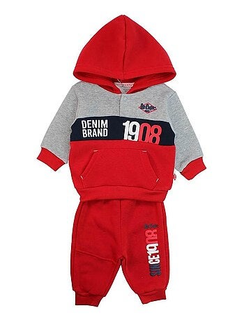 Lee Cooper - ​​Ensemble ​​Veste sweat pantalon bébé garçon Imprimé Lee Cooper