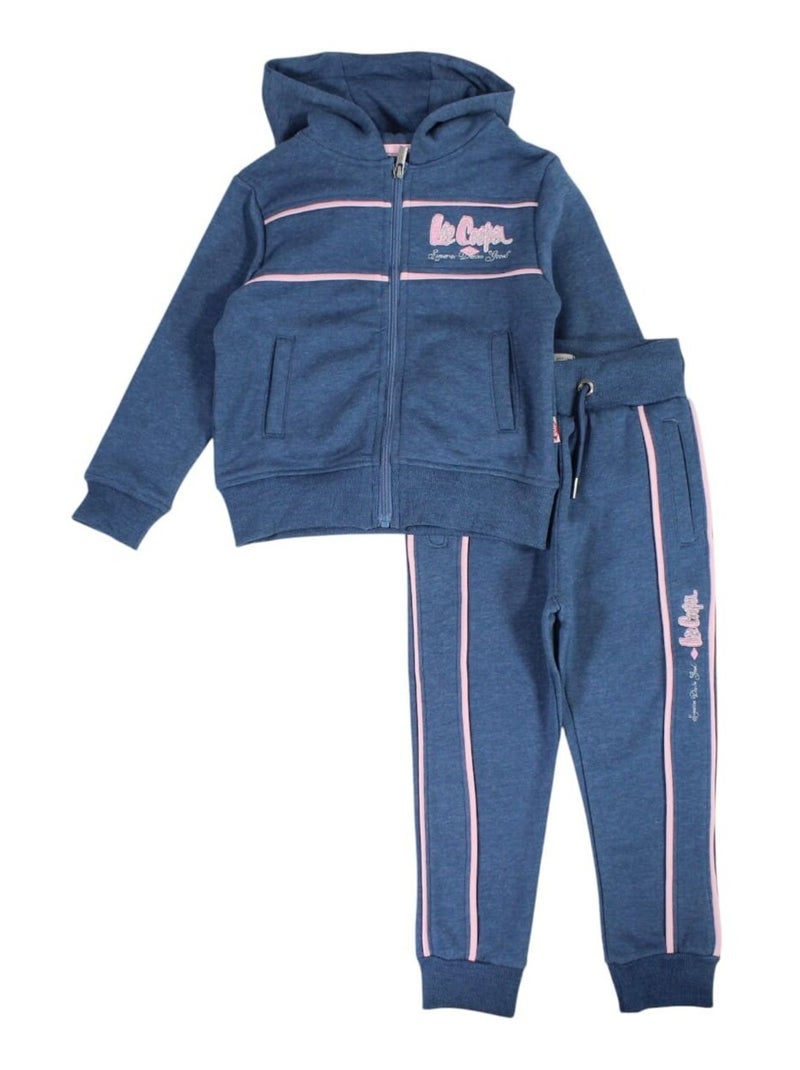 Lee Cooper - ​​Ensemble ​​Veste sweat pantalon Imprimé Lee Cooper Bleu - Kiabi