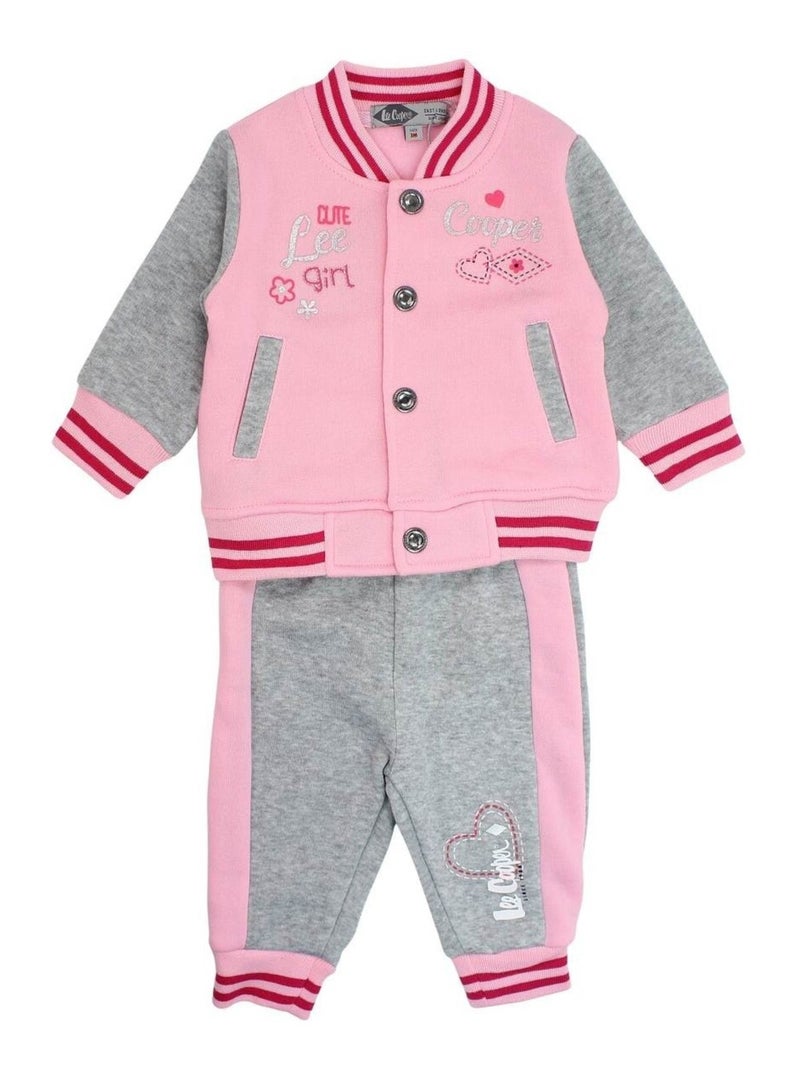 Lee Cooper - ​​Ensemble ​​Veste sweat pantalon Imprimé Lee Cooper Rose - Kiabi