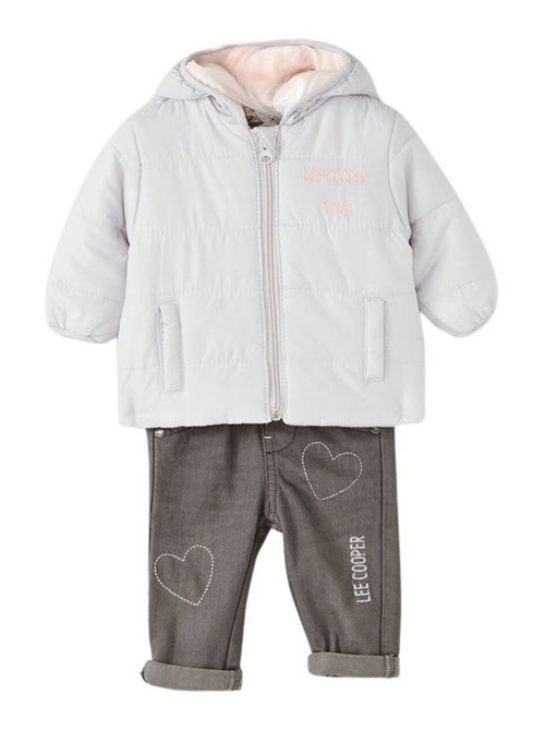 Lee Cooper - Ensemble ​​Veste t-shirt pantalon Imprimé Logo - Kiabi