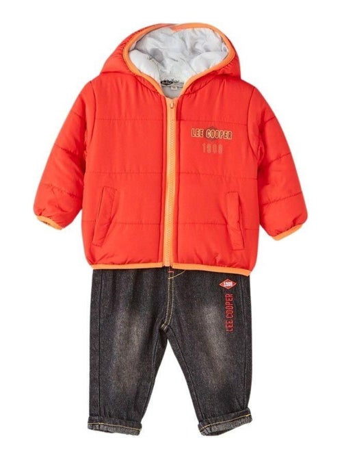 Lee Cooper - Ensemble ​​Veste t-shirt pantalon Imprimé Logo - Kiabi